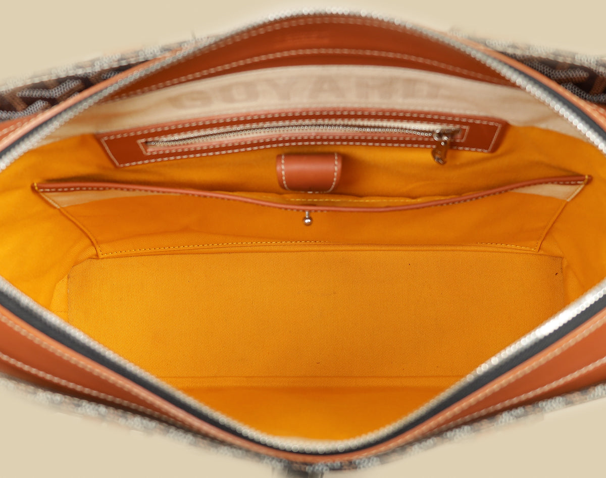 Goyard Bicolor Goyardine Okinawa PM Tote Bag-Goyard-THE CLOSET