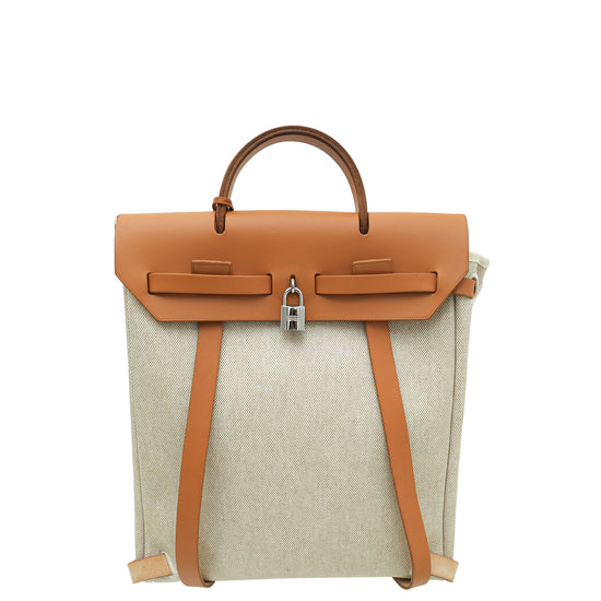 Hermes Bicolor Herbag 2 in 1 Backpack Bag – The Closet