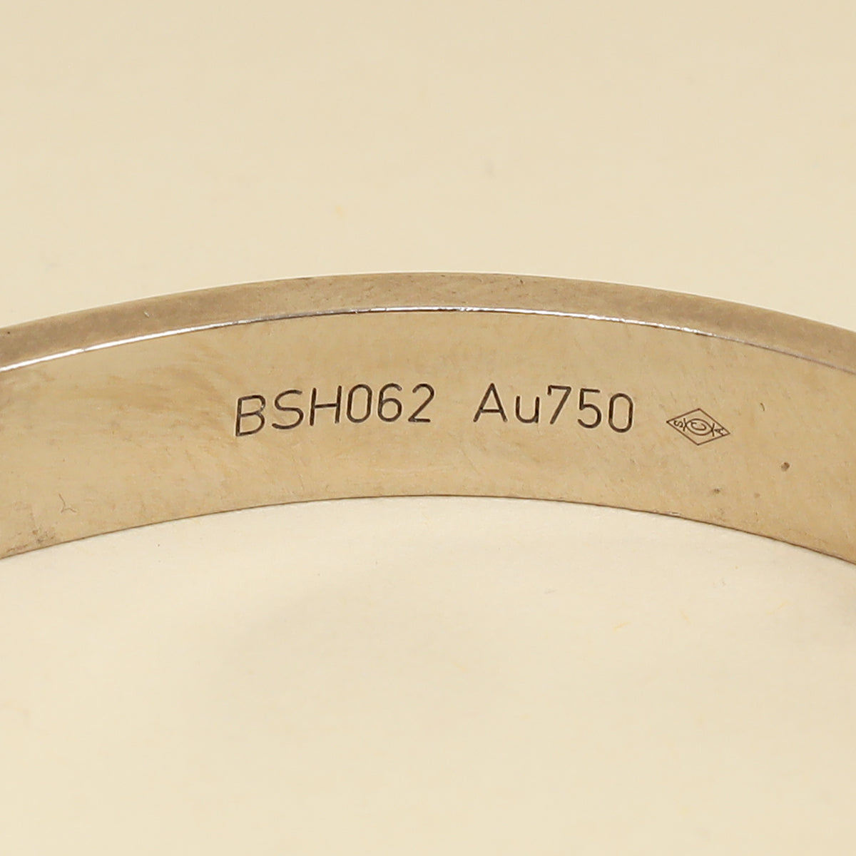 Cartier 18K White Gold Classic Model Love 6.1mm Bracelet 16-Cartier-THE CLOSET