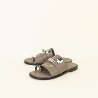 Hermes Etoupe "Joke" Sandals 42
