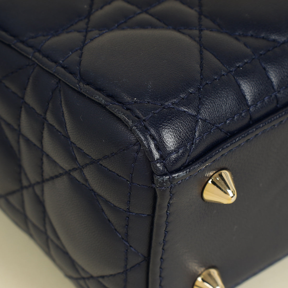 Christian Dior Navy My ABCDior Lady Dior Small Bag