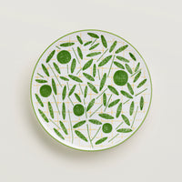 Hermes Porcelain A Walk in the Garden Dessert Plate (Set of 4)