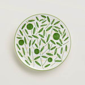 Hermes Porcelain A Walk in the Garden Dessert Plate (Set of 4)