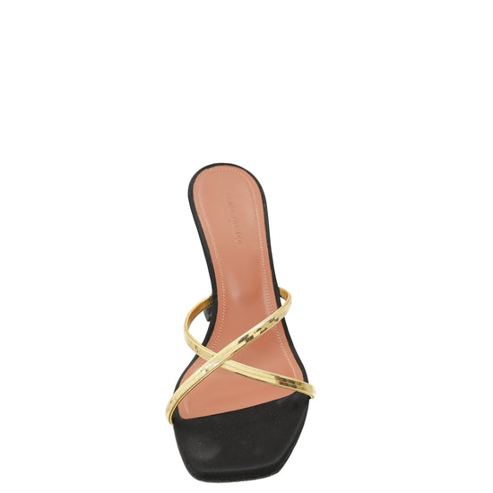 Amina Muaddi Bicolor Henson Sandal 38