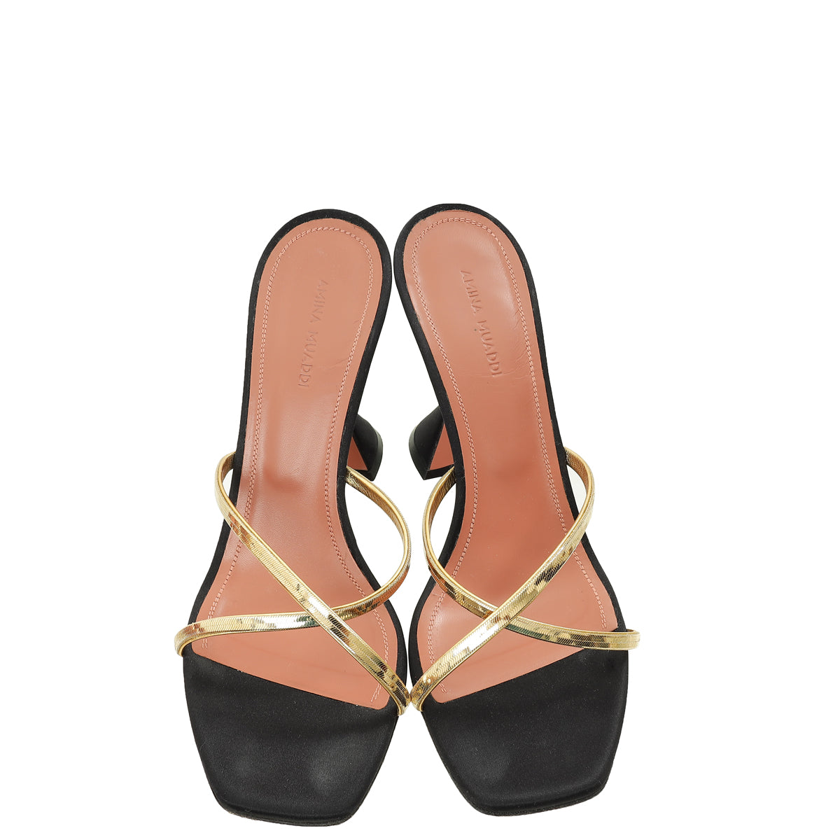 Amina Muaddi Bicolor Henson Sandal 38