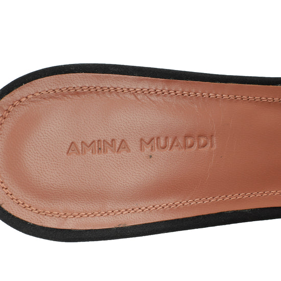 Amina Muaddi Bicolor Henson Sandal 38