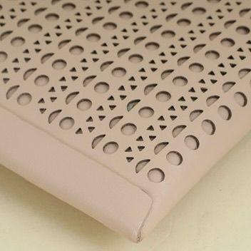 Alaia Nude Laser Cut Clutch