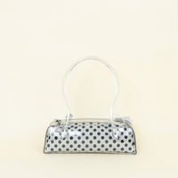 Alaïa Clear White PVC Polka-Dot Le Teckel Medium Bag