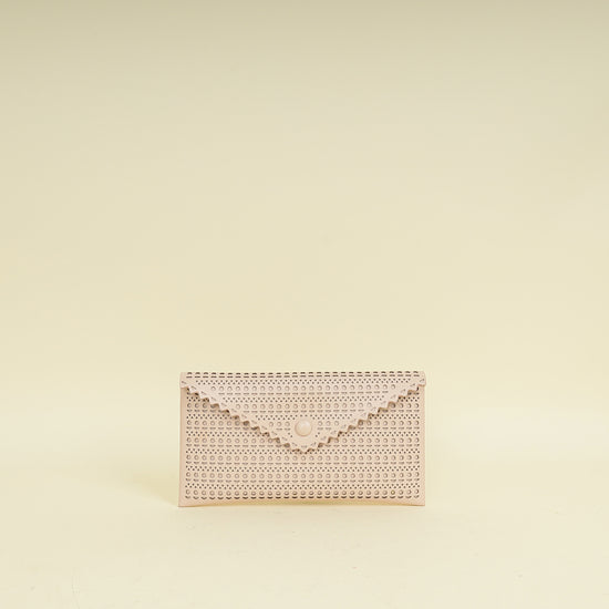 Alaia Nude Laser Cut Clutch