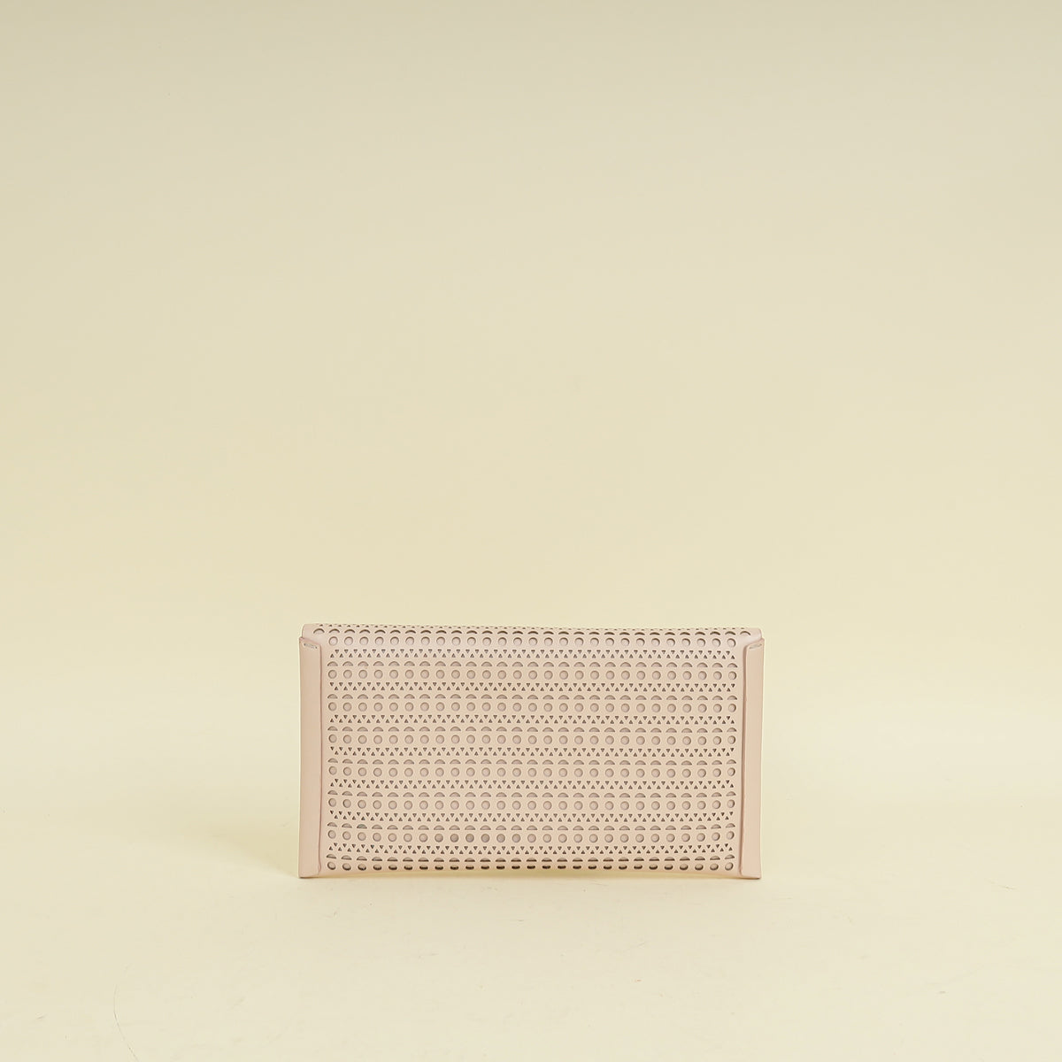 Alaia Nude Laser Cut Clutch