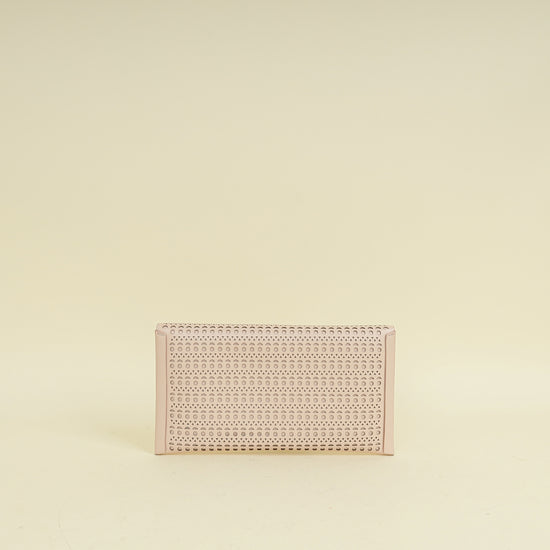 Alaia Nude Laser Cut Clutch