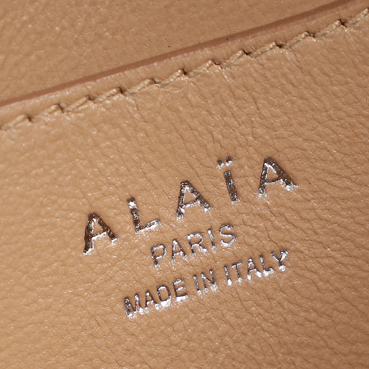 Alaia Nude Laser Cut Clutch