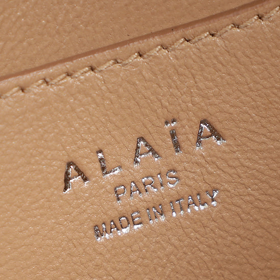 Alaia Nude Laser Cut Clutch