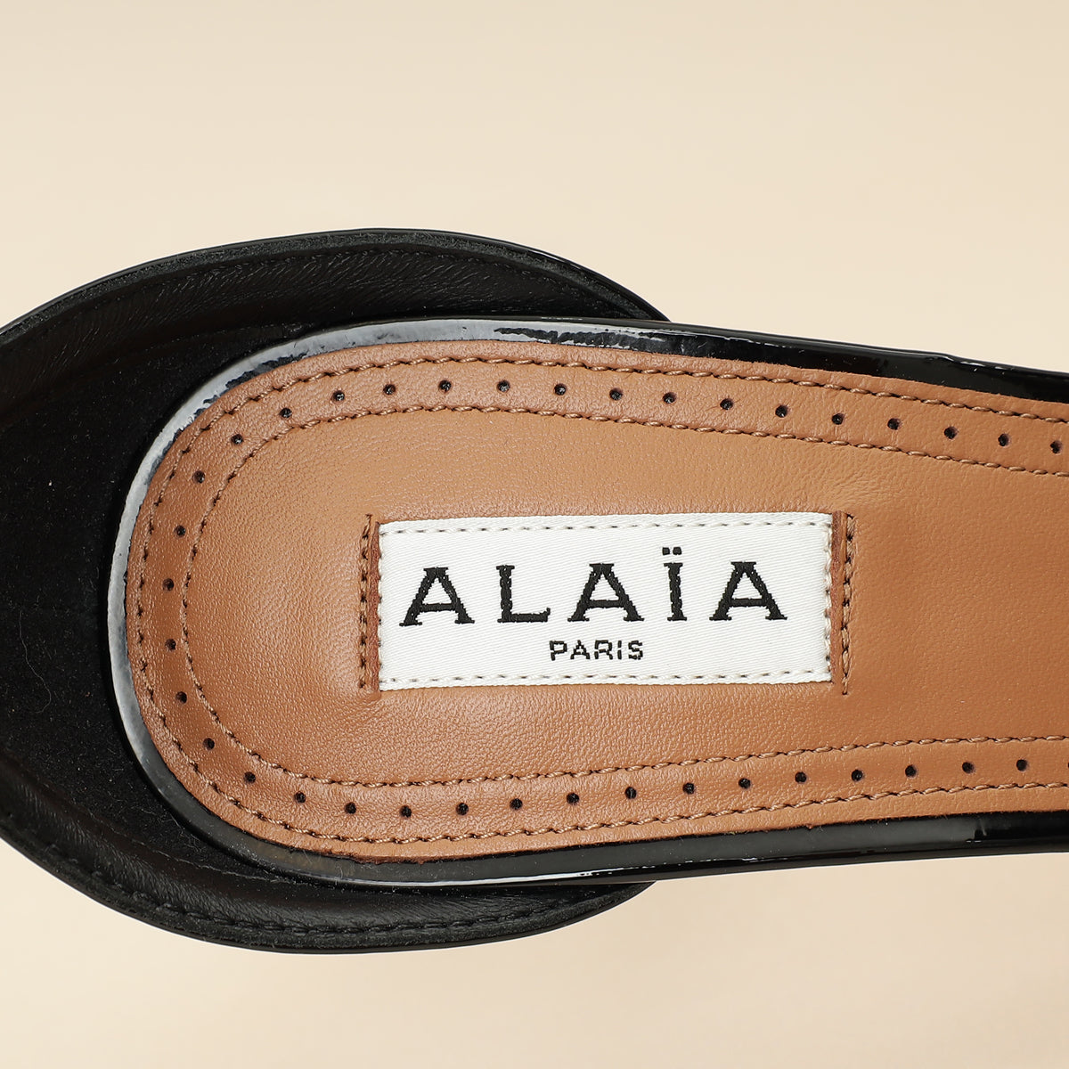 Alaïa Black High Fishnet 90mm Pumps 38-Alaïa-THE CLOSET