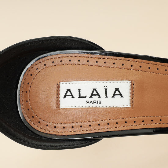 Alaïa Black High Fishnet 90mm Pumps 38-Alaïa-THE CLOSET