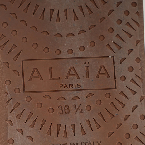 Alaïa White Crystal-embellished Ballet Flats 36.5-Alaïa-THE CLOSET