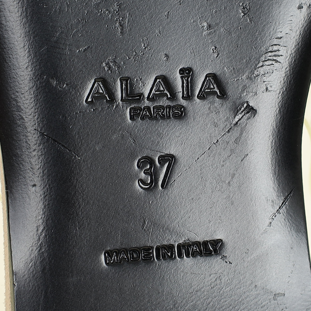 Alaia Grege Le Coeur Slingback Ballet Flats 37