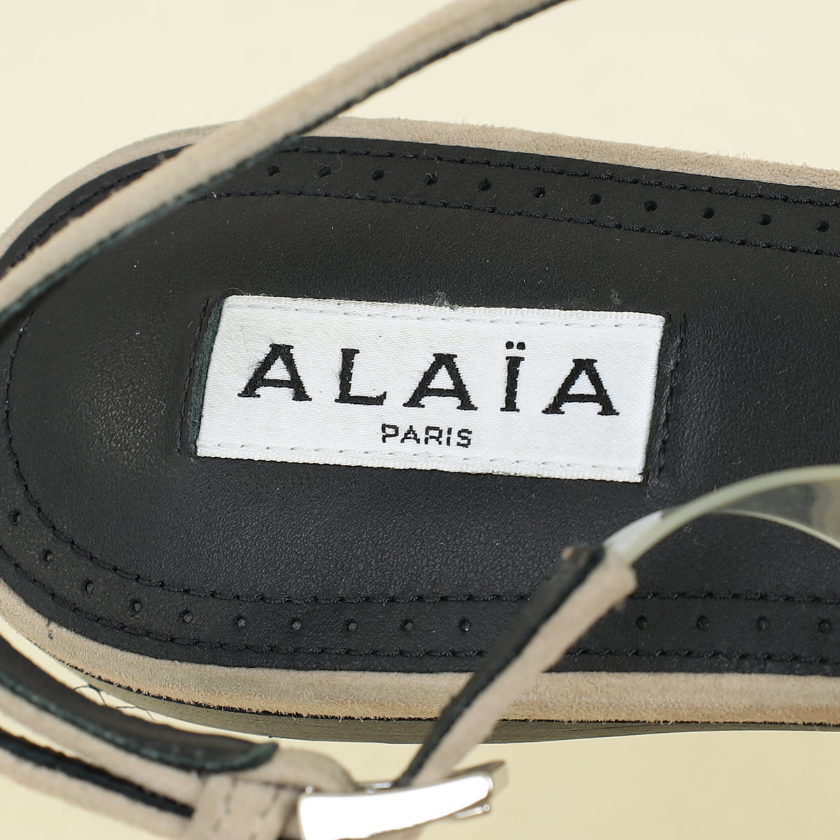 Alaia Grege Le Coeur Slingback Ballet Flats 37