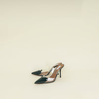 Alaïa Vert Bouteille Le Coeur Mules 38