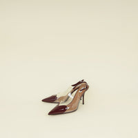 Alaïa Bicolor Le Cœur Slingback Pumps 39