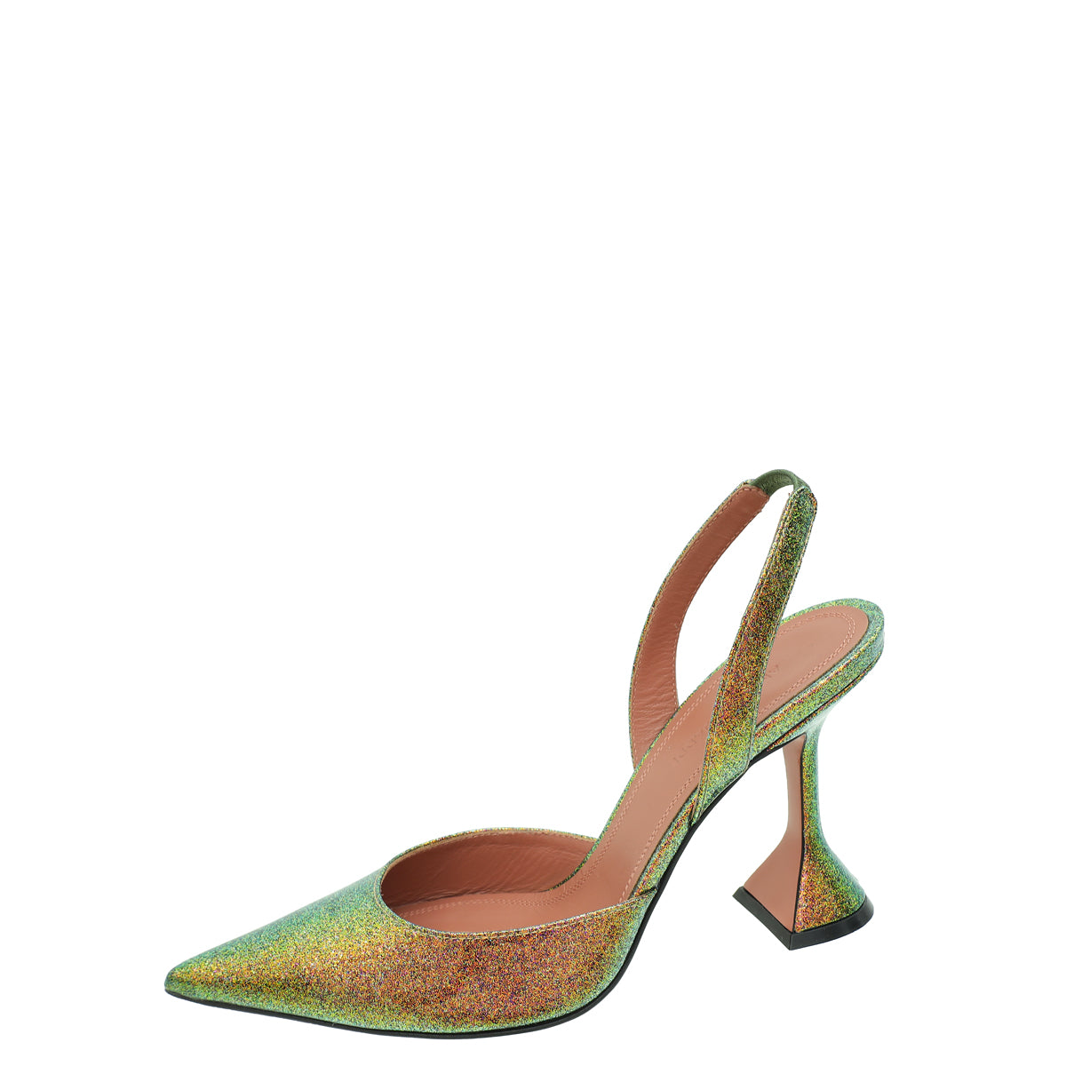 Amina Muaddi Bicolor Holli Sling 95 Pump 37.5