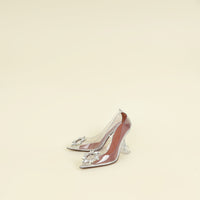 Amina Muaddi Clear Begum PVC Pump 37