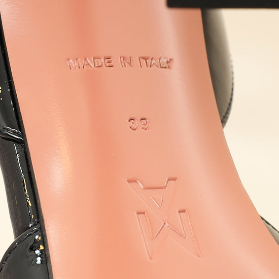 Amina Muaddi Black Begum Sling Pumps 39-Amina Muaddi-THE CLOSET