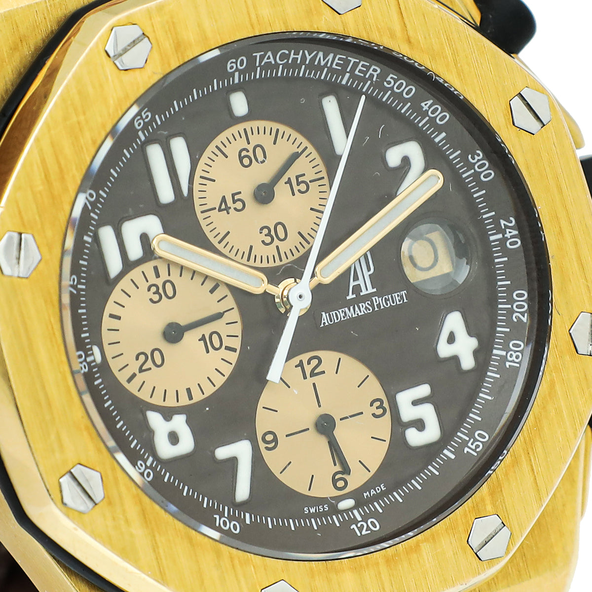 Audemars Piguet 18K Yellow Gold L.E Offshore Royal Oak Arnold Schwarzenegger Chronograph Automatic 42mm Watch