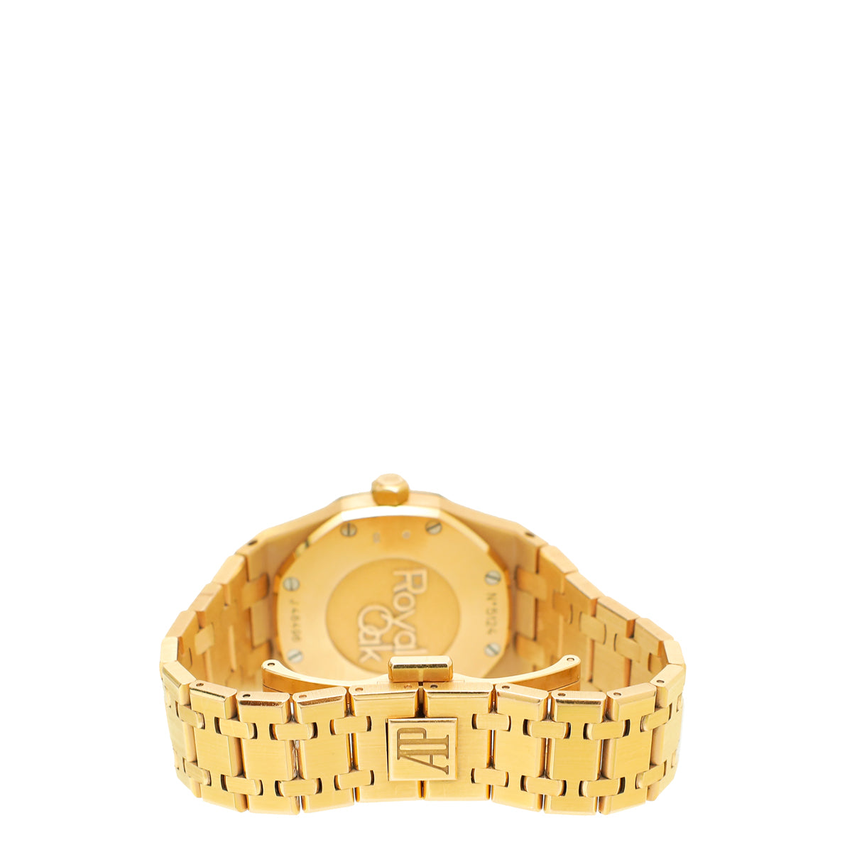 Audemars 18K Pink Gold Diamond Royal Oak Piguet 33mm Quartz Watch-Audemars Piguet-THE CLOSET