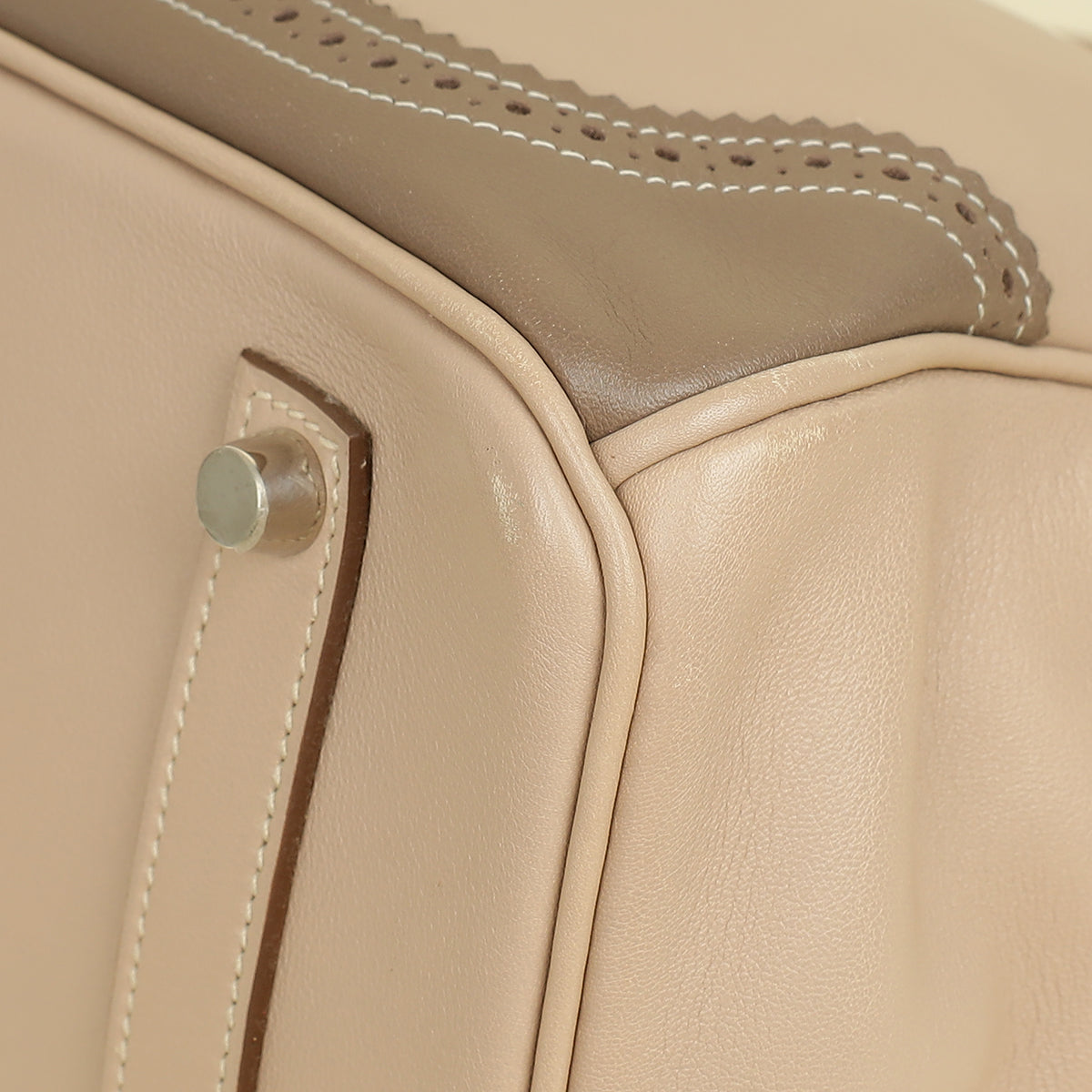 Hermes Bicolor Ghillies Birkin 35 Bag