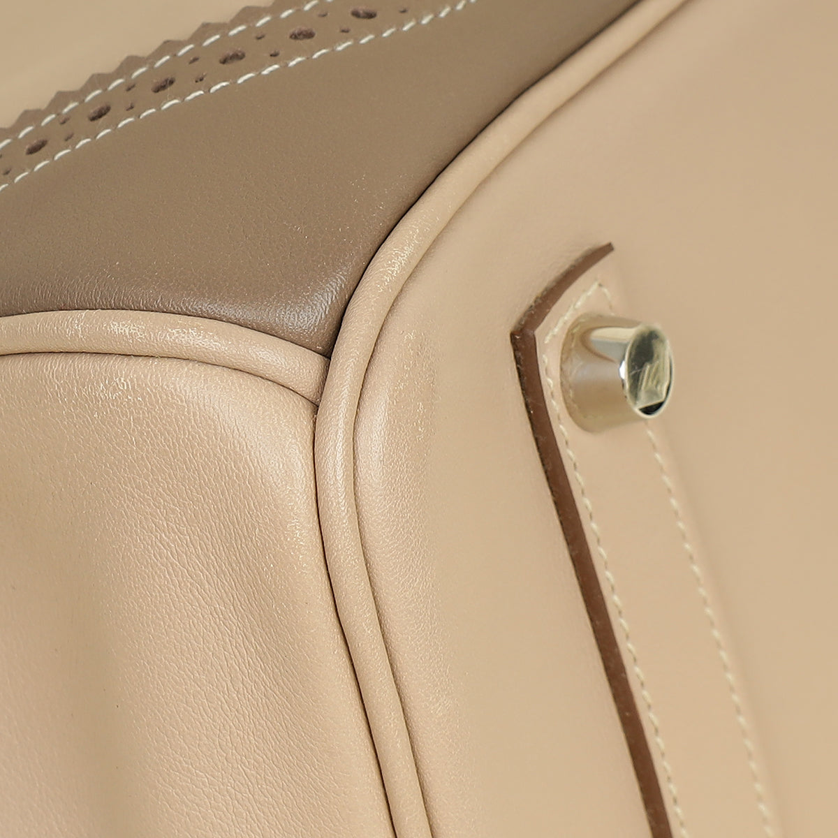 Hermes Bicolor Ghillies Birkin 35 Bag