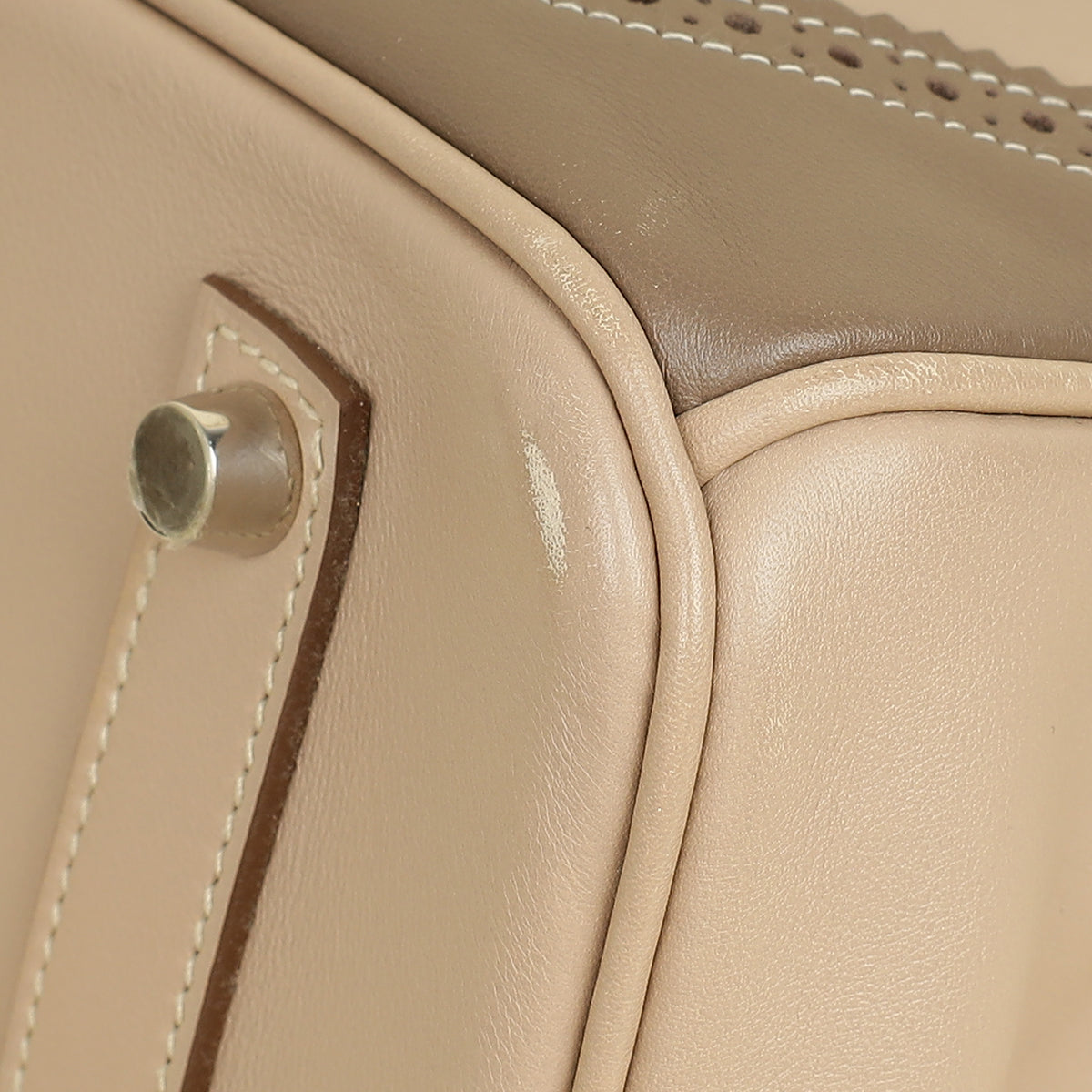 Hermes Bicolor Ghillies Birkin 35 Bag