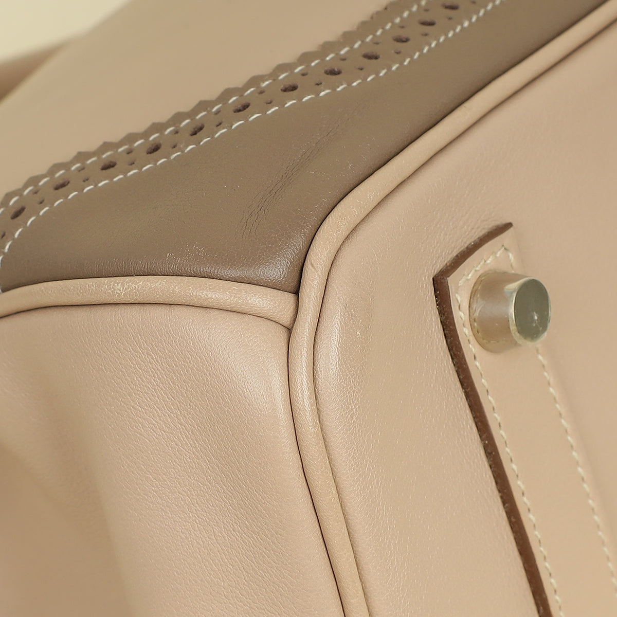 Hermes Bicolor Ghillies Birkin 35 Bag