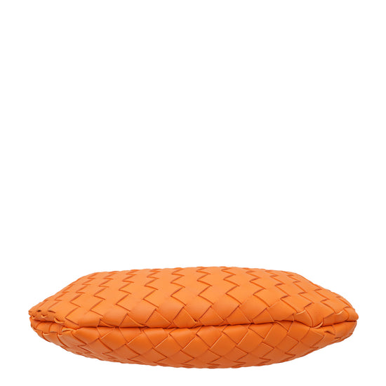 Bottega Veneta Orange Sardine With Chain Small Bag