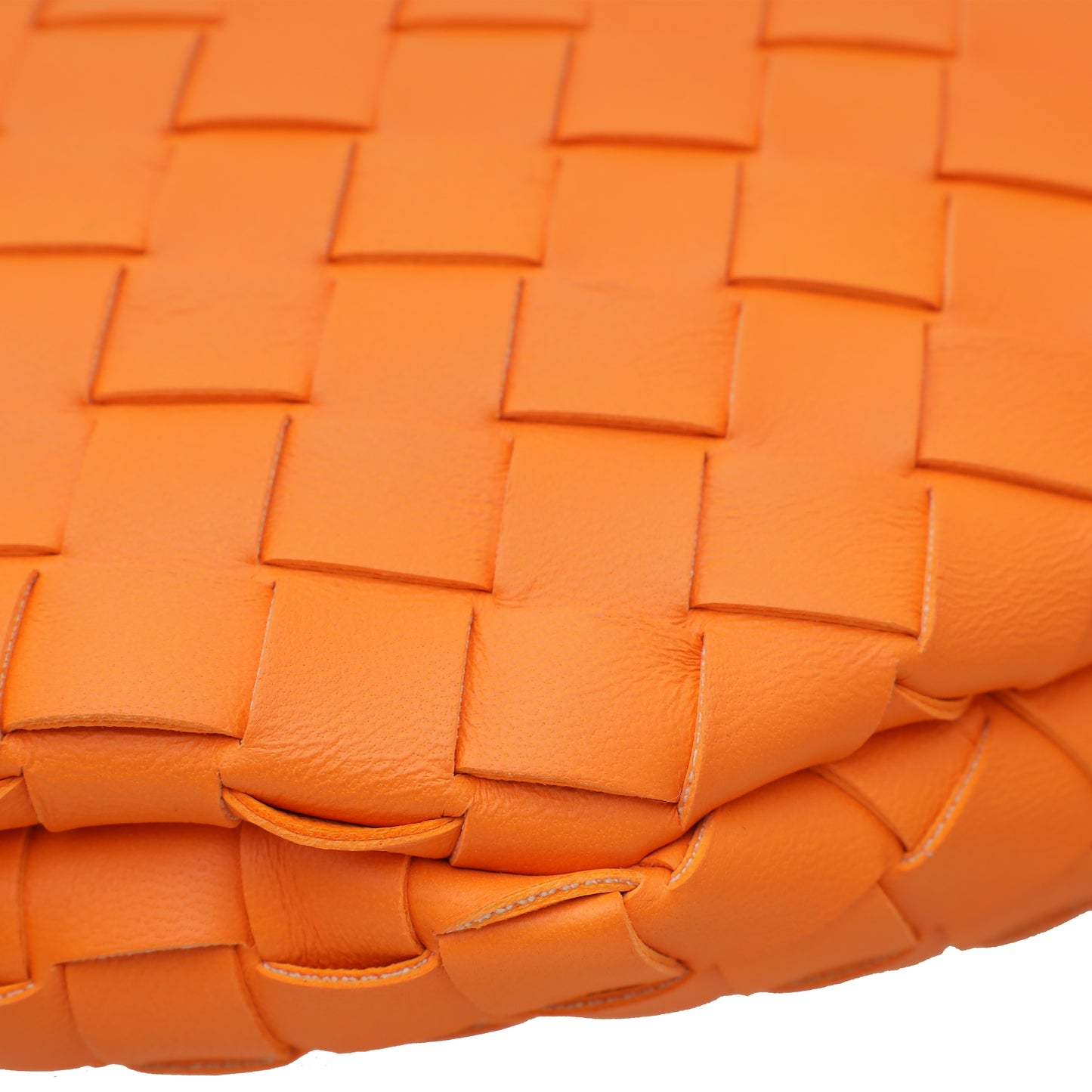 Bottega Veneta Orange Sardine With Chain Small Bag