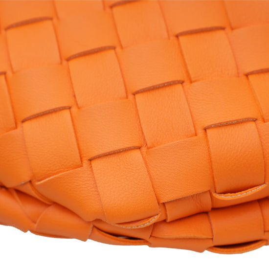 Bottega Veneta Orange Sardine With Chain Small Bag