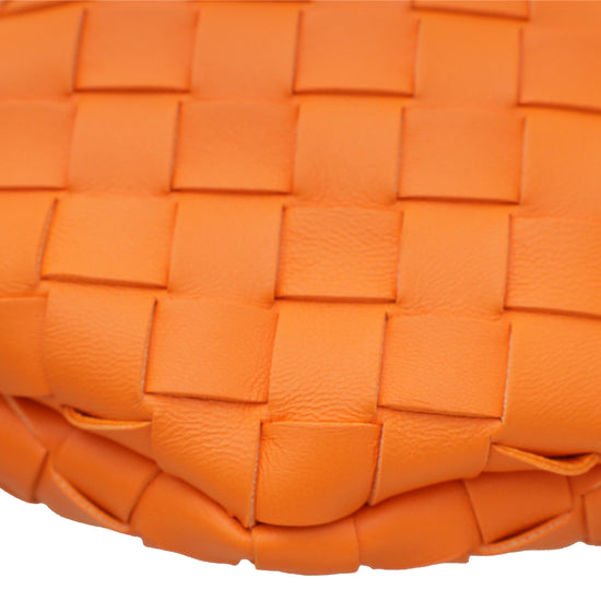 Bottega Veneta Orange Sardine With Chain Small Bag