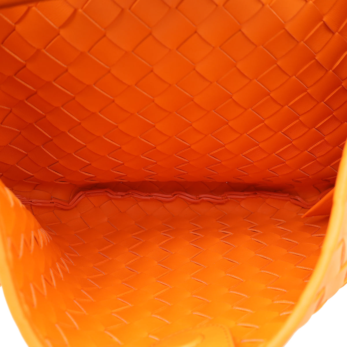 Bottega Veneta Orange Sardine With Chain Small Bag