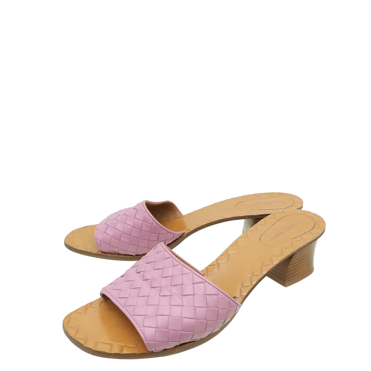 Bottega Veneta Purple Intrecciato Nappa Slide Mules 41