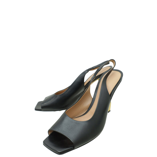 Bottega Veneta Black Knot Slingback 41