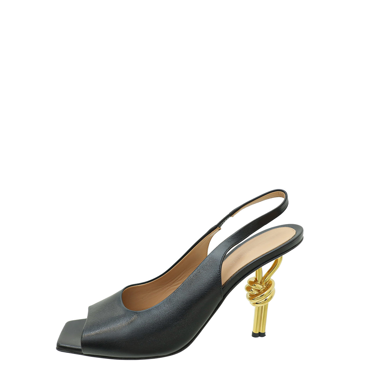 Bottega Veneta Black Knot Slingback 41