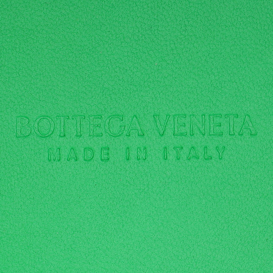 Bottega Veneta Forest Green Intrecciato Nappa Medium Arco Tote Bag