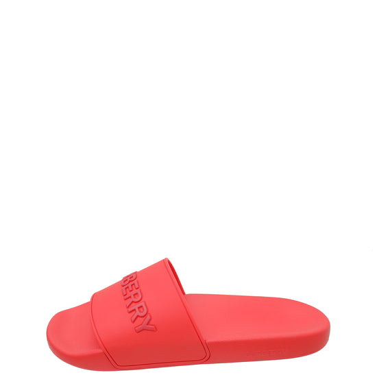 Burberry Red Logo Slide Pool Sandal 46