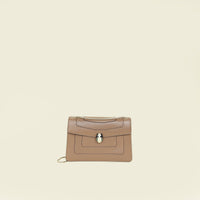 Bvlgari Brown Serpenti Forever Flap Shoulder Bag