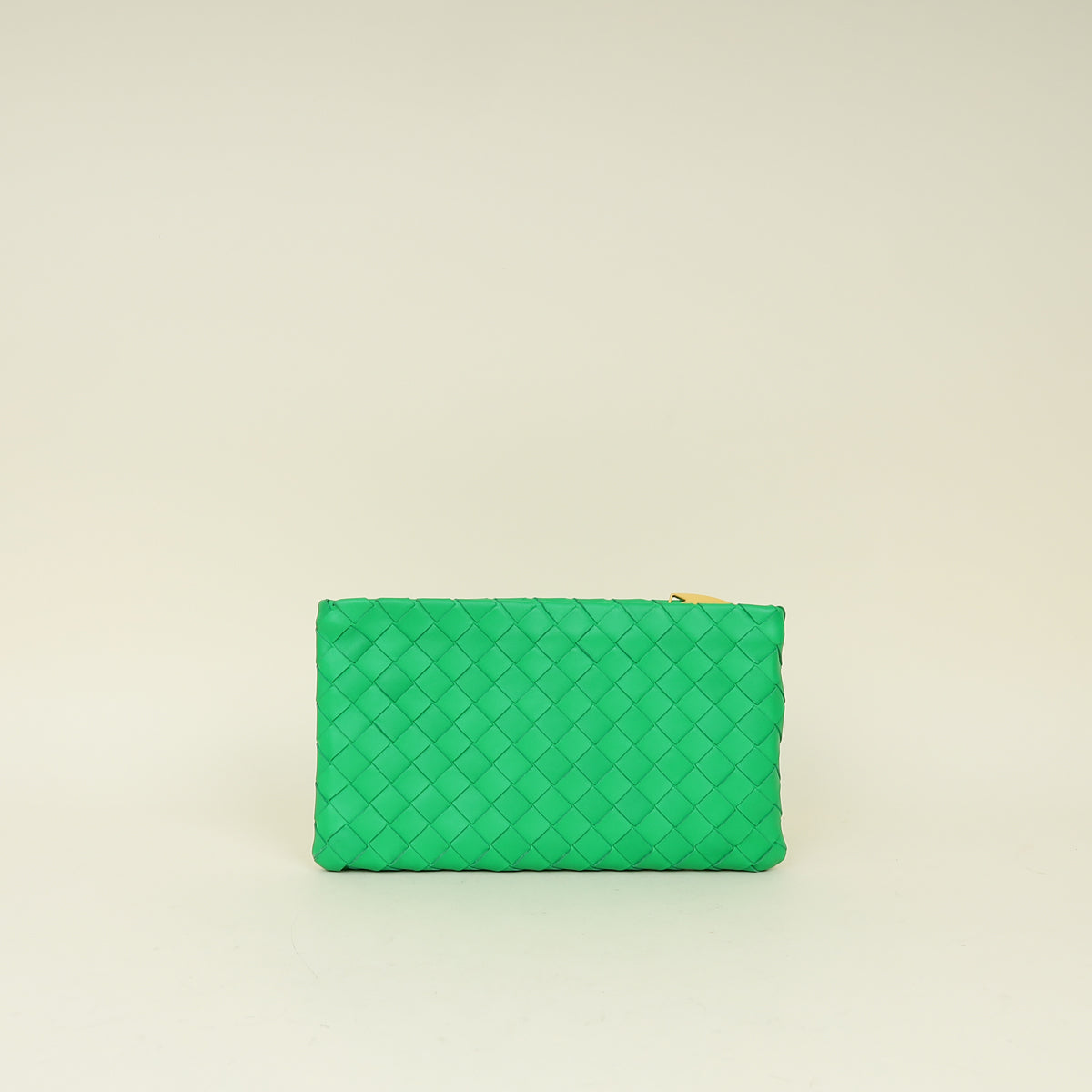 Bottega Veneta Parakeet Intrecciato Small Zip Pouch