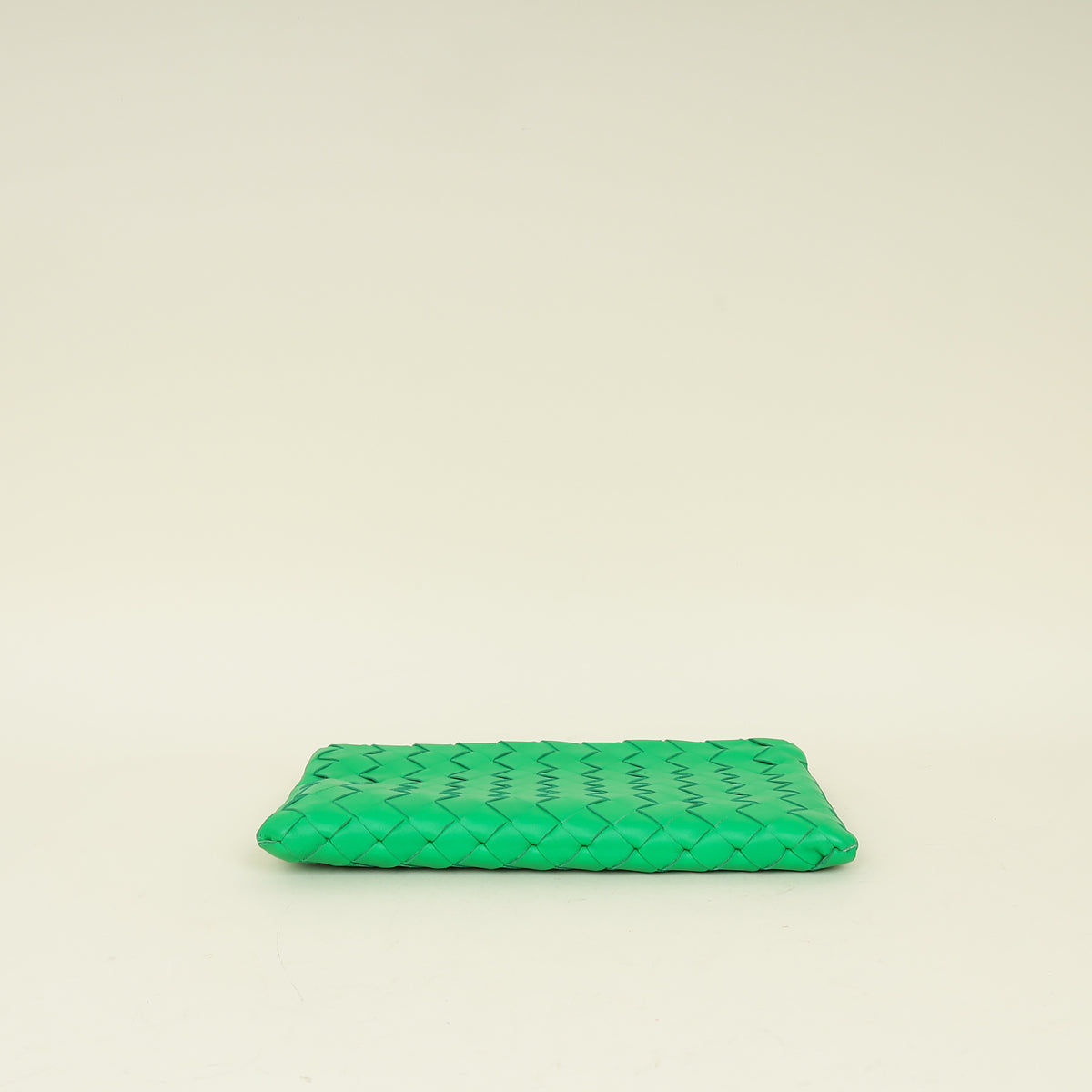 Bottega Veneta Parakeet Intrecciato Small Zip Pouch