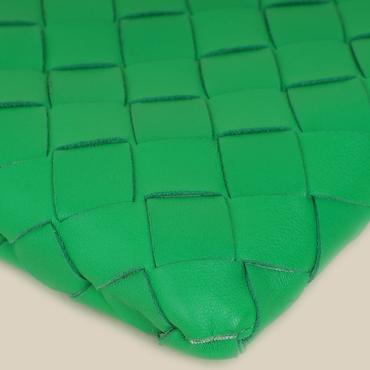 Bottega Veneta Parakeet Intrecciato Small Zip Pouch