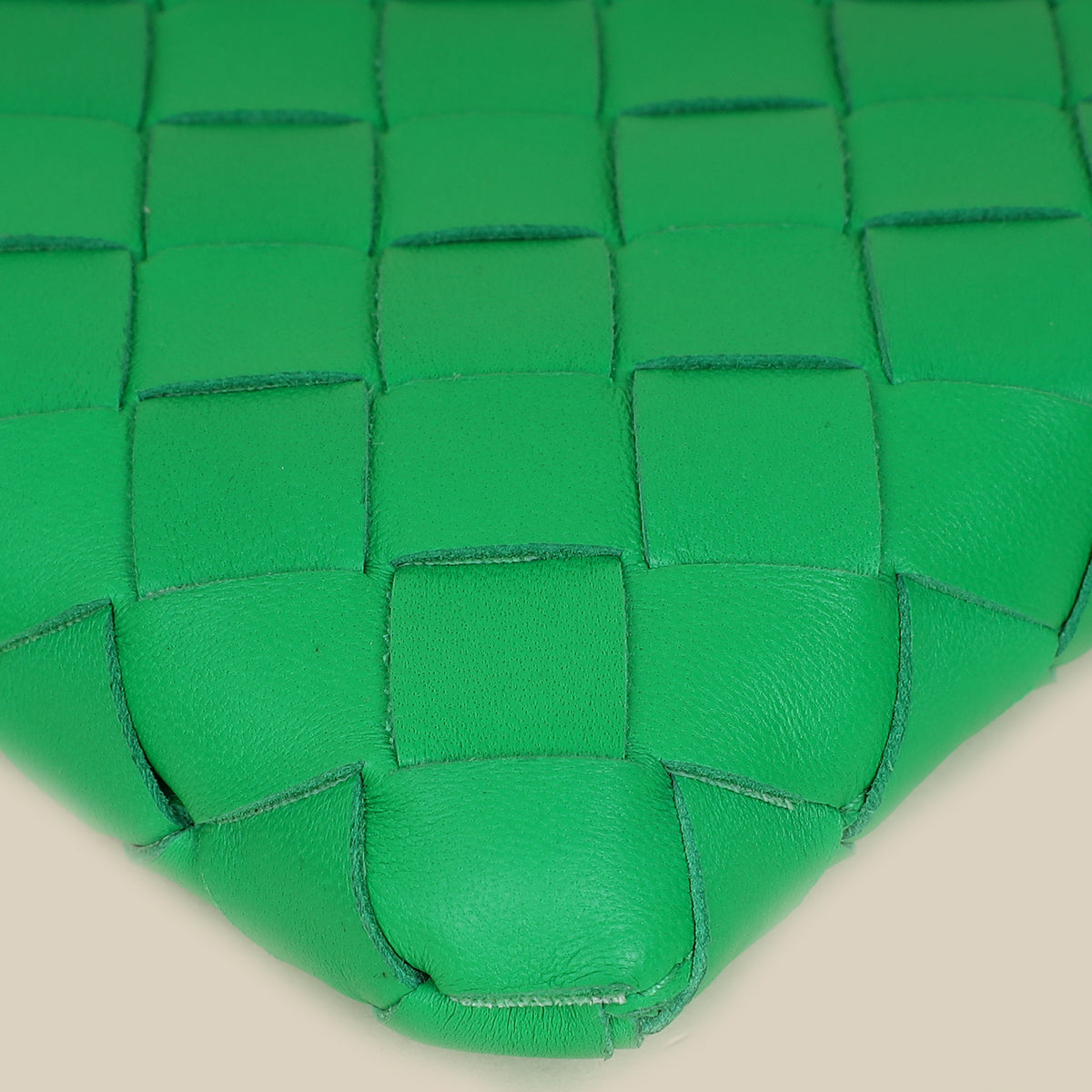 Bottega Veneta Parakeet Intrecciato Small Zip Pouch