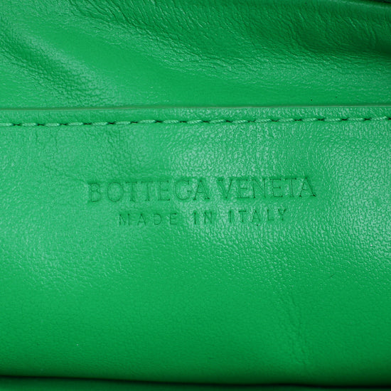 Bottega Veneta Parakeet Intrecciato Small Zip Pouch