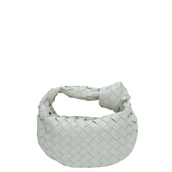 Bottega Veneta Intrecciato Mini Jodie - White Handle Bags, Handbags -  BOT221476